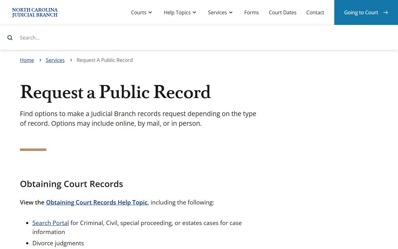 Transylvania County court records request a public record service
