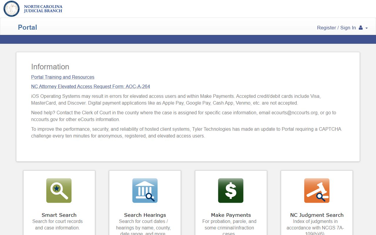 Transylvania County Court records NC eCourts Portal